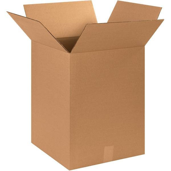 Box Partners Corrugated Boxes 15"X15"X20" Kraft Package Of 25