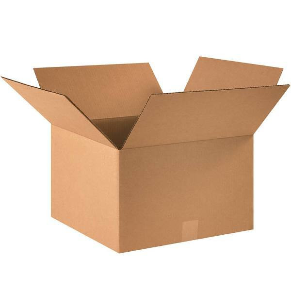 Box Partners Corrugated Boxes 16"X16"X10" Kraft Package Of 25