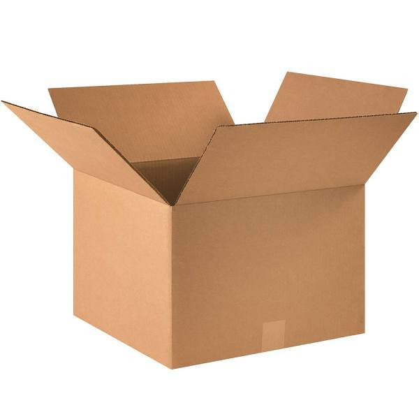 Box Partners Corrugated Boxes 16"X16"X11" Kraft Package Of 25