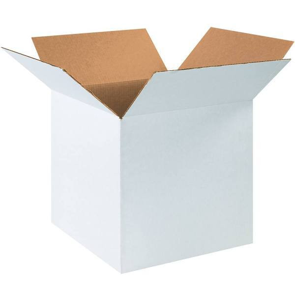 Box Partners Corrugated Boxes 16"X16"X16" White Package Of 25
