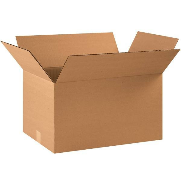 Box Partners Corrugated Boxes 22"X14"X12" Kraft Package Of 20