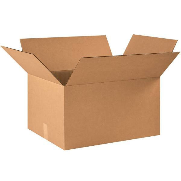 Box Partners Corrugated Boxes 22"X17"X12" Kraft Package Of 10