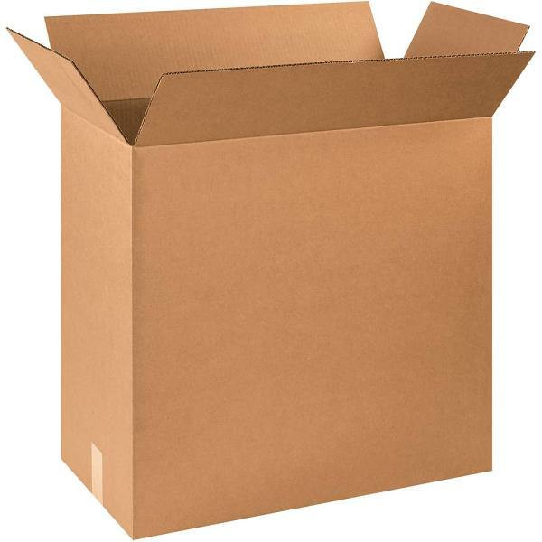 Box Partners Corrugated Boxes 24"X12"X24" Kraft Package Of 10