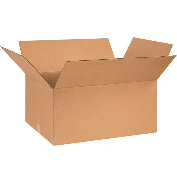 Box Partners Corrugated Boxes 26"X18"X12" Kraft Package Of 15