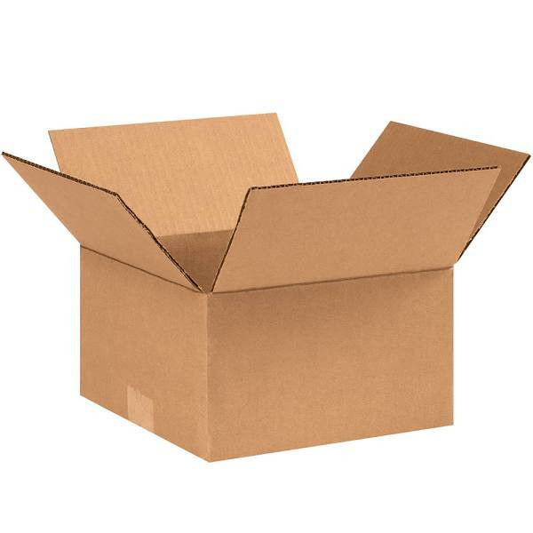 Box Partners Corrugated Boxes 9"X9"X5" Kraft Package Of 25