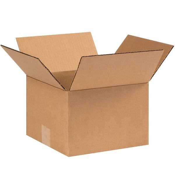 Box Partners Corrugated Boxes 9"X9"X6" Kraft Package Of 25