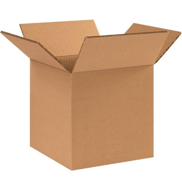 Box Partners Double Wall Boxes 10"X10"X10" Kraft Package Of 15