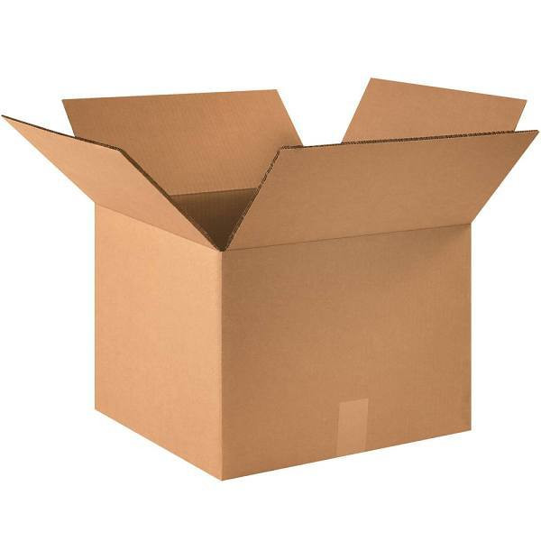Box Partners Double Wall Boxes 16"X16"X12" Kraft Package Of 10