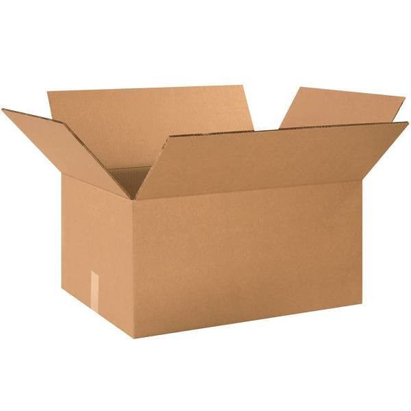Box Partners Double Wall Boxes 24"X18"X12" Kraft Package Of 10