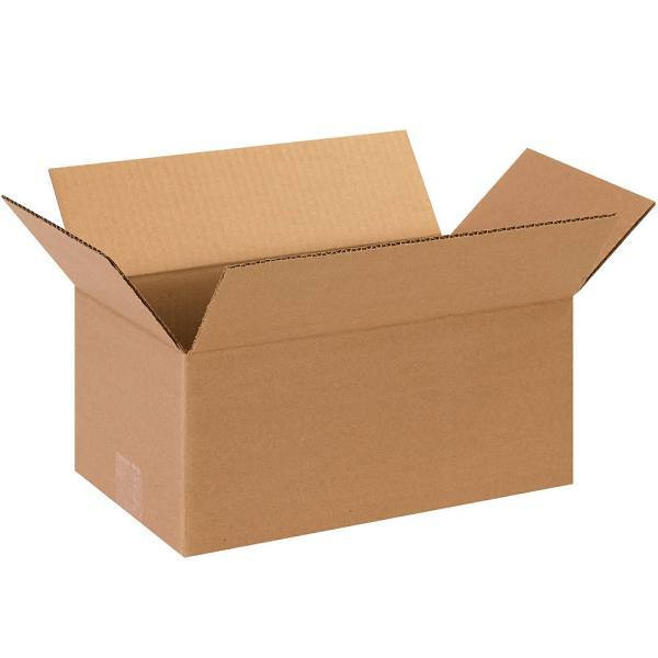 Box Partners Long Corrugated Boxes 12"X5"X5" Kraft Package Of 25