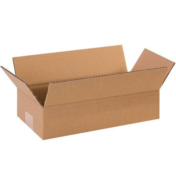 Box Partners Long Corrugated Boxes 12"X6"X3" Kraft Package Of 25