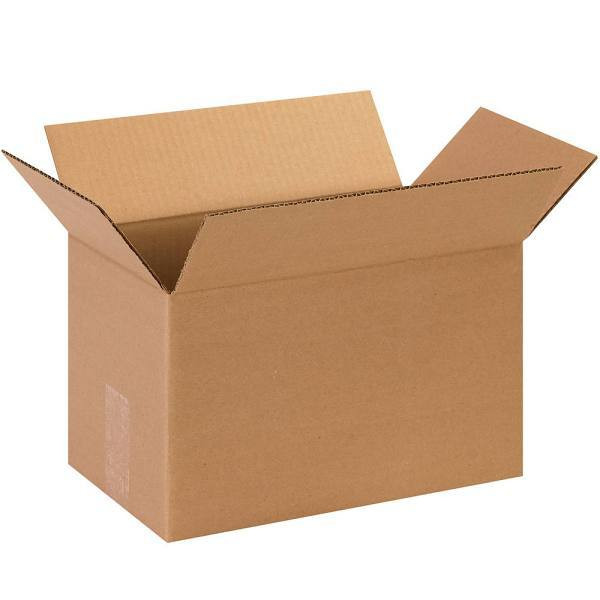 Box Partners Long Corrugated Boxes 13"X8"X8" Kraft Package Of 25
