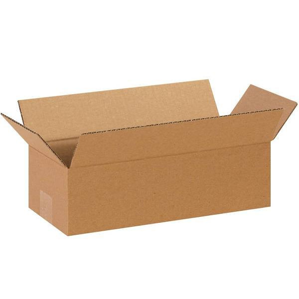 Box Partners Long Corrugated Boxes 14"X6"X4" Kraft Package Of 25