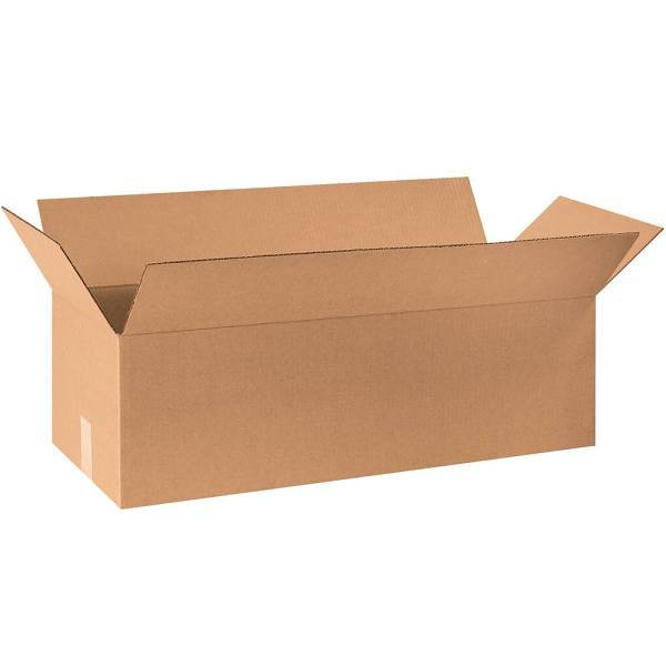 Box Partners Long Corrugated Boxes 32"X12"X10" Kraft Package Of 20
