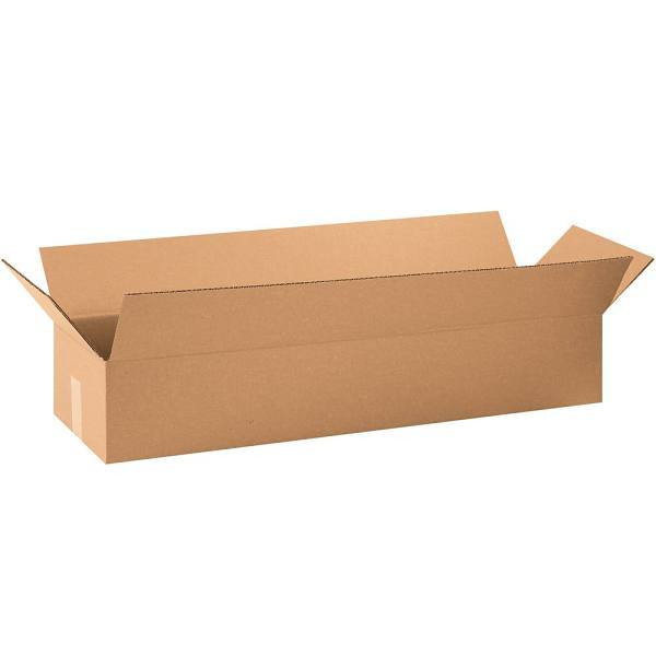 Box Partners Long Corrugated Boxes 36"X10"X6" Kraft Package Of 25