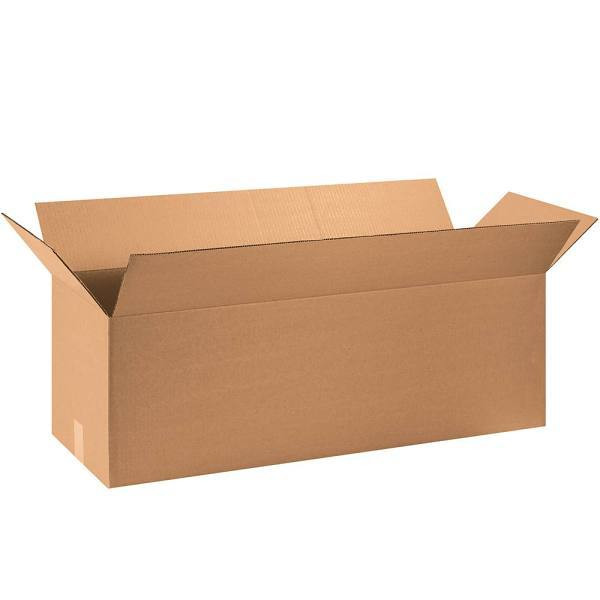 Box Partners Long Corrugated Boxes 40"X12"X12" Kraft Package Of 15
