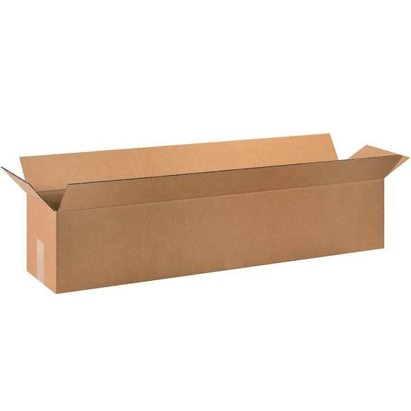 Box Partners Long Corrugated Boxes 40"X8"X8" Kraft Package Of 25