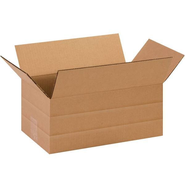 Box Partners Multi-Depth Corrugated Boxes 14"X8"X6" Kraft Package Of 25