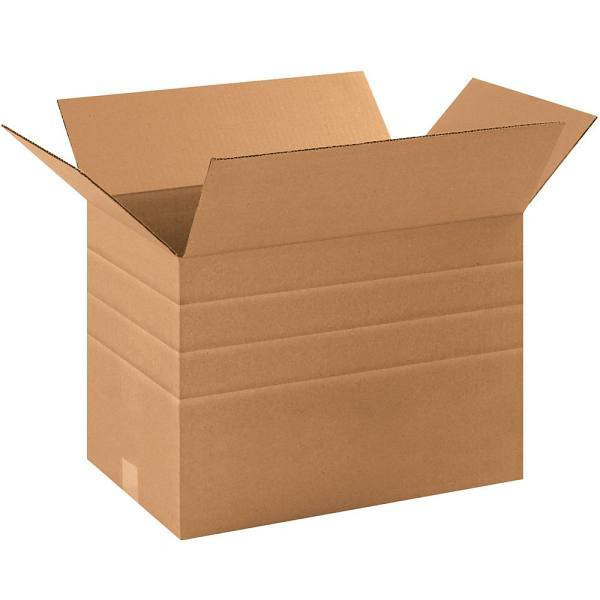 Box Partners Multi-Depth Corrugated Boxes 17 1/4"X11 1/2x12" Kraft Package Of 25
