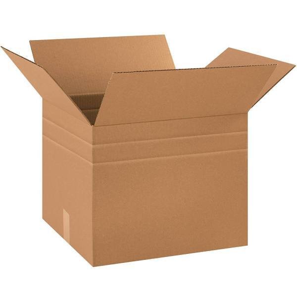 Box Partners Multi-Depth Corrugated Boxes 18"X15"X15" Kraft Package Of 10