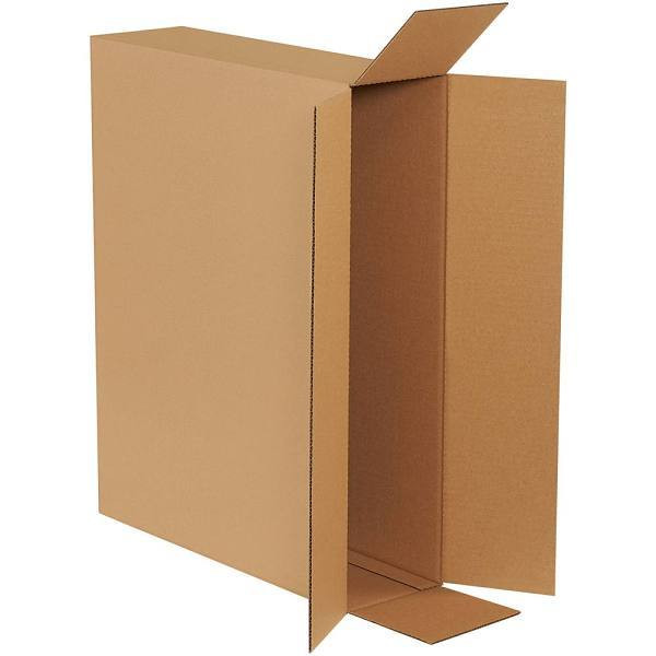 Box Partners Side Loading Boxes 26"X6"X20" Kraft Package Of 10