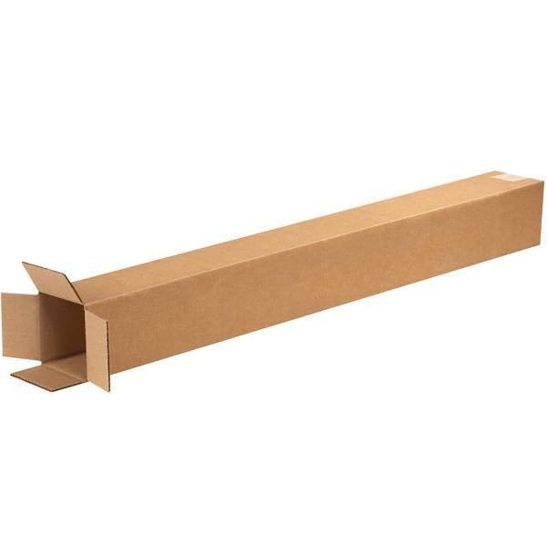 Box Partners Tall Corrugated Boxes 5"X5"X36" Kraft Package Of 25