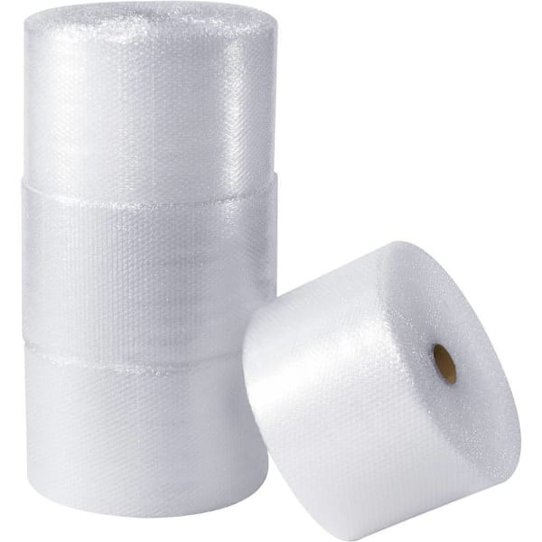 Box Partners 1/2" X 12" X 125' Parcel Ready Perforated Air Bubble Rolls Pkg Of 4