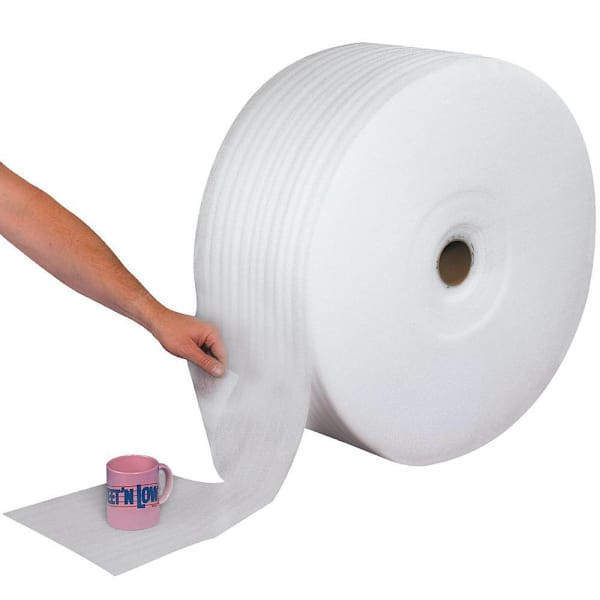 Box Partners 1/8" X 12" X 350' Parcel Ready Perforated Air Foam Roll