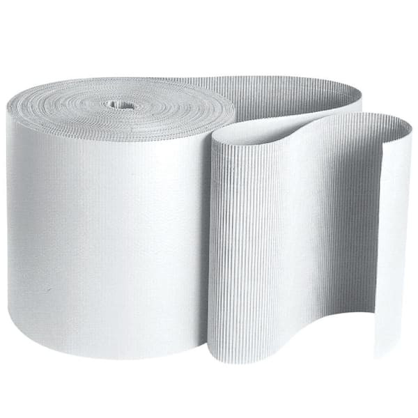 Box Partners 36"X250' B Flute White Singleface Corrugated Roll