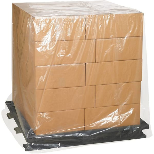 Box Partners 54 X 52 X 60" - 4 Mil Clear Pallet Covers Cs Of 25