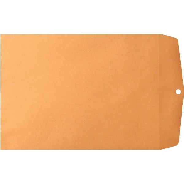Clasp Envelopes, Brown, 9 X 12 Package Of 100