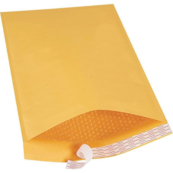 Box Partners 12 1/2 X 19" Kraft #6 Self-Seal Bubble Mailers Cs Of 25