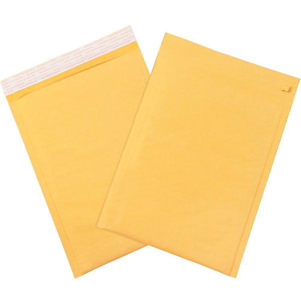 Box Partners 12 1/2x19" Kraft #6 Self-Seal Bubble Mailers W/Tear Strip Cs Of 25