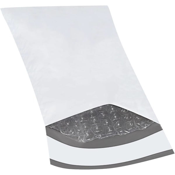 Box Partners 4x8" Bubble Lined Poly Mailers Case Of 500