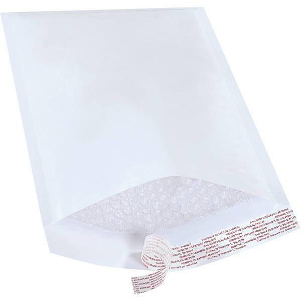 Box Partners 8 1/2 X 14 1/2" White #3 Self-Seal Bubble Mailers Case Of 25