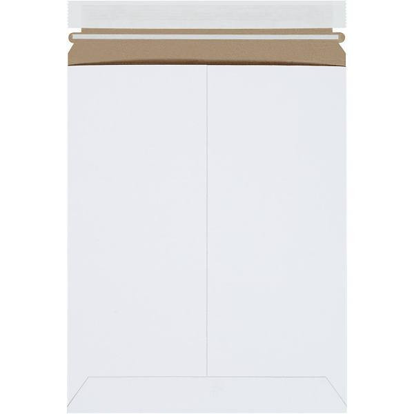 Box Partners 9 3/4 X 12 1/4" White Self-Seal Stayflats Plus? Mailers Case Of 100