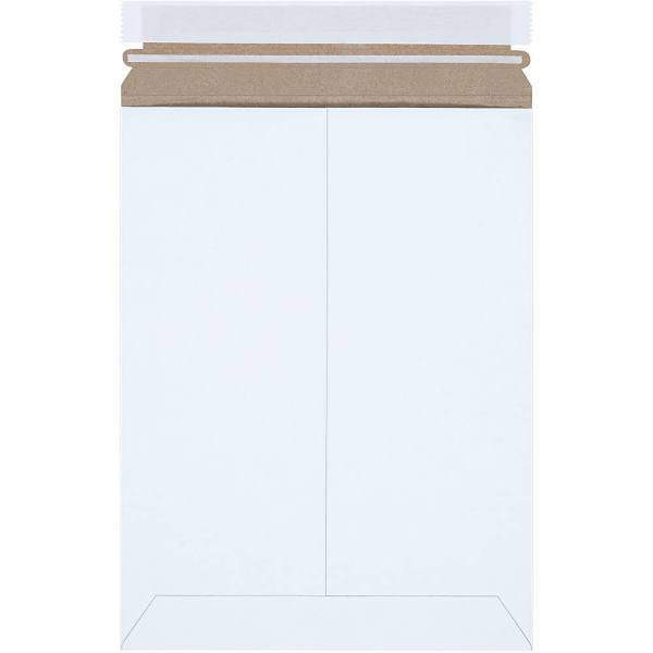 Box Partners 9 X 11 1/2" White Self-Seal Stayflats Plus? Mailers Case Of 100