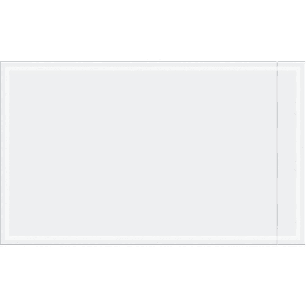 Box Partners 4 1/2x7 1/2" "Clear Face" Document Envelopes Case Of 1000