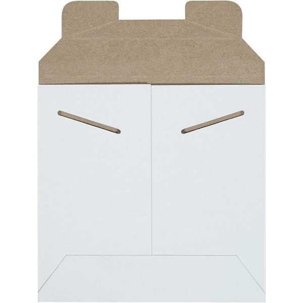 Box Partners 6 X 6" White Stayflats Mailers Cs Of 200