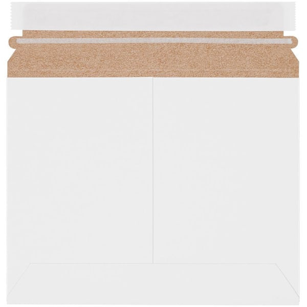 Box Partners 9 X 7" White Stayflats Lite Mailers Cs Of 200