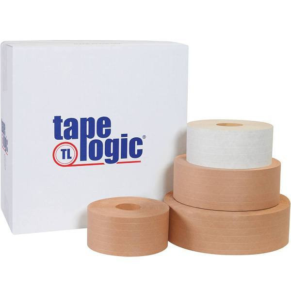 Box Partners 72mmx375' White Tape Logic? #7200 Reinforce Water Activat Case Of 8