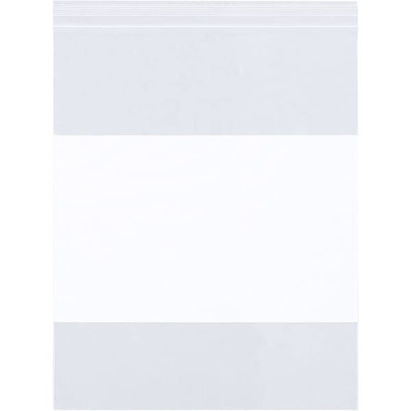 Box Partners 14 X 24" 4 Mil White Block Reclosable Poly Bags Cs Of 500