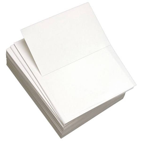 Domtar Lettermark Paper 8.5"X11" Perforation At 5.5" 20lb Basis Weight Case Of 5