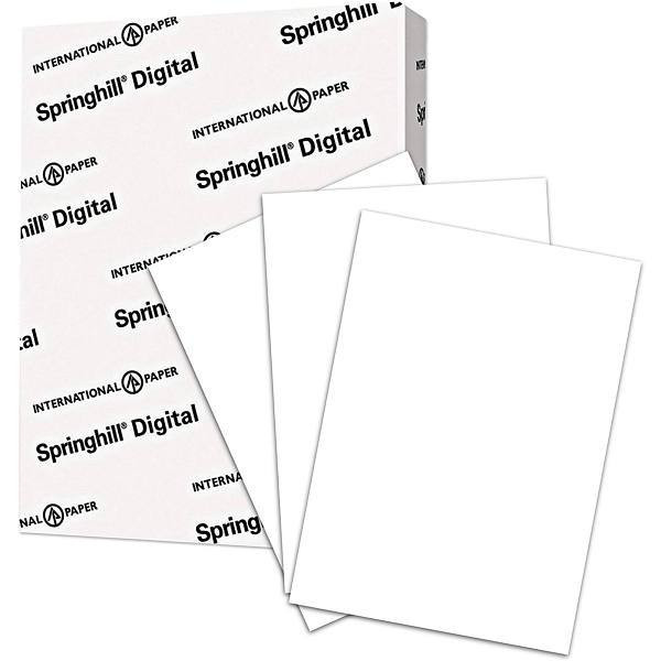 Springhill Multipurpose Cardstock 8.5"X11" 110 Lb Basis Weight Package Of 250