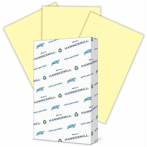 Hammermill Colors Copy Paper 8.5"X11" 20 Lb Basis Weight Canary Package Of 500