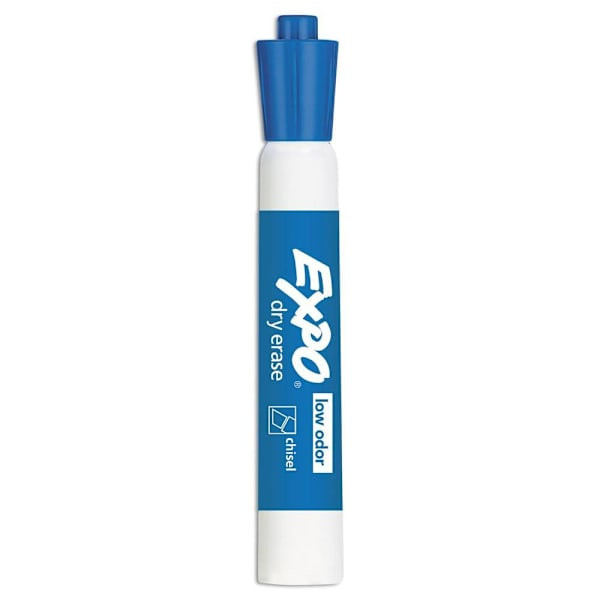 Expo Low-Odor Dry-Erase Marker Package Of 12 80003A