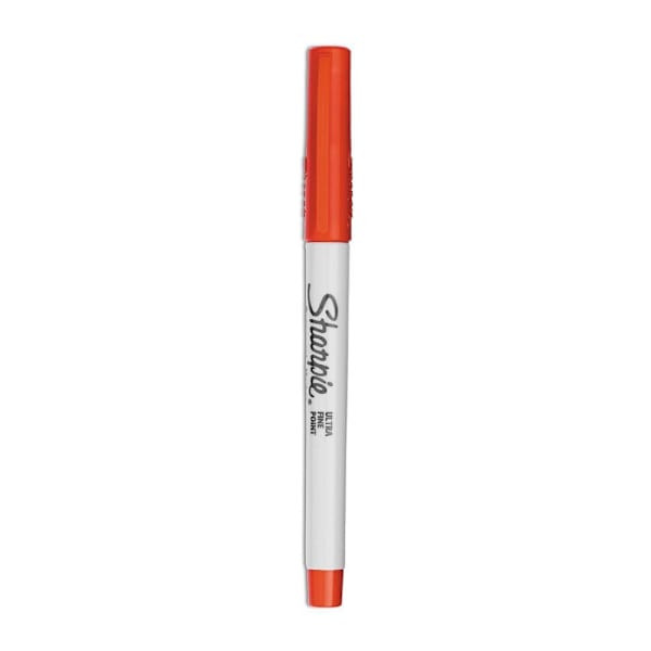 Sharpie Ultra Fine Tip Permanent Marker Red Package Of 12