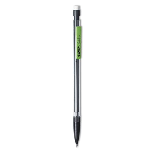 Bic Xtra Mechanical Pencil Tube/Lead 0.7 Mm Hb #2 Clear Barrel Package Of 12