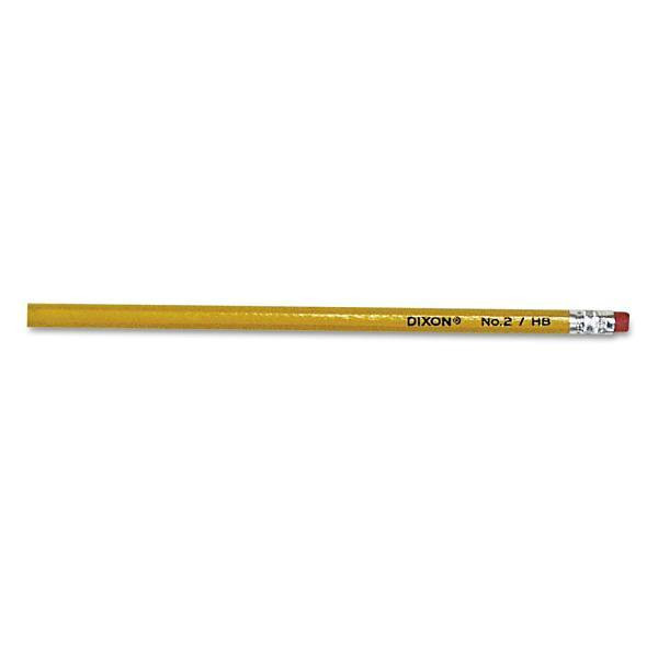 Dixon No. 2 Pencil Value Pack Hb #2 Black Lead Yellow Barrel Package Of 144