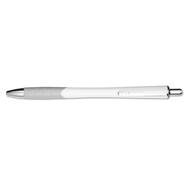 Paper Mate Inkjoy 700 Rt Medium 1 Mm Black Ink White/Gray Barrel Package Of 12